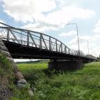 Поселок Знаменск. Мост через реку Преголю. Май 2011 года