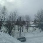 Зима в деревне Глядини