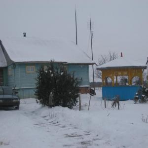 Зима в деревне Ездино