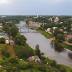 Река Тверца в городе Торжок. Фото И. Новиковой.