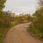 Дорога к селу Красная Гора,октябрь 2012 г. Фото: Анатолий Максимов.