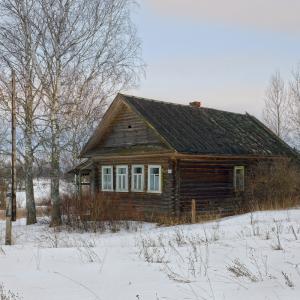 Дом в селе Ободово, март 2015 г. Фото: Анатолий Максимов.