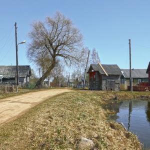 Деревня Трубино. Апрель 2015 г. Фото: Анатолий Максимов.