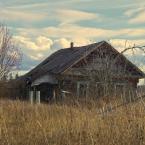 Заброшенный дом в деревне Вырец. Октябрь 2013 г. Фото: Анатолий Максимов.