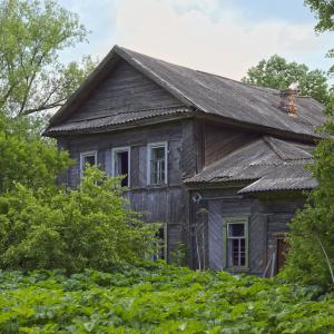 Деревня Пятницкое, заброшенный дом. Июнь 2015 г. Фото: Анатолий Максимов.