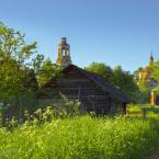 Село Намесково, на заднем плане Троицкая церковь. Июнь 2015 г. Фото: Анатолий Максимов.