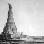 Проект грандиозного Дворца Советов архитектора Б. Иофана, принятый 10 мая 1933 г.