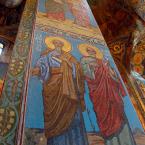 Мозаичное оформление интерьера храма Спаса на Крови. Июнь 2015 г. Фото: А. Востриков.