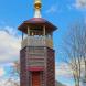 Деревянная колокольня, построена в 2009 г. Май 2015 г. Фото: Анатолий Максимов.