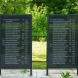 Мемориальные таблички с именами захороненных в братской могиле воинов. Май 2018 г. Фото: Анатолий Максимов.