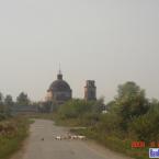 Село Нагиши, вид на Воскресенскую церковь. 2008 год. Фото: М. Российский