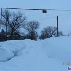 Улица Калинина (Тундайка) с.Лобаски. Много снега к хорошему урожаю.