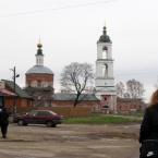 Вид на Преображенскую церковь села Добрынского. 5 мая 2013 года. фото: Юрова Т.К.