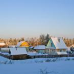 Деревня Усадище-Дыми зимой