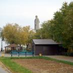 Набережная Волго-Донского канала и памятник В. И. Ленину. Октябрь 2013 г. Фото: А. Востриков.