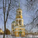 Колокольня Спасо-Преображенской церкви. Февраль 2014 г. Фото: Анатолий Максимов.