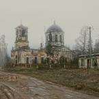 Вид на храм с проселочной дороги. Март 2014 г. Фото: Анатолий Максимов.