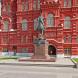 Памятник Г. К. Жукову перед зданием Исторического музея. Июль 2015 г. Фото: А. Востриков.