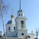 Вид на колокольню Воскресенской церкви. Апрель 2008 г. Фото: Анатолий Максимов.