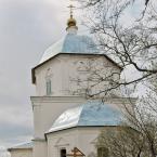 Вид на церковь со стороны алтарной апсиды. Май 2011 г. Фото: Анатолий Максимов.