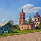 Деревня Зобнино, церковь Зачатия Анны. Август 2014 г. Фото: Анатолий Максимов.