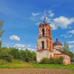Вид на Зачатьевскую церковь со стороны колокольни. Август 2014 г. Фото: Анатолий Максимов.