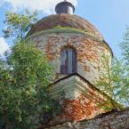 Зачатьевская церковь, купол и ротонда. Август 2014 г. Фото: Анатолий Максимов.