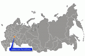 Чувашская Республика - Чувашия на карте России